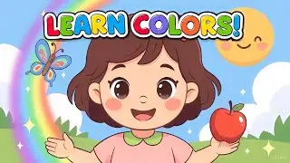 Learn Colors with Fun 🌈 | Kids Color Song | Animated Nursery Rhyme