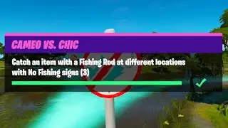 Catch an Item with a Fishing Rod at Different Locations with No Fishing Signs (3) - Cameo Vs Chic