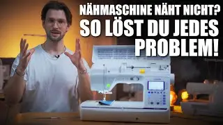 Nähmaschine macht Schlaufen, Transport blockiert / Nadel abgebrochen? - So reparierst Du sie selbst!