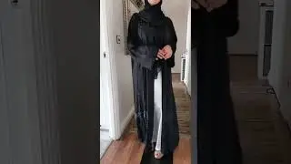 Gorgeous hand beaded abaya #modest #modesty #hijab #abayadubai