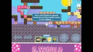 Growtopia secret worlds...