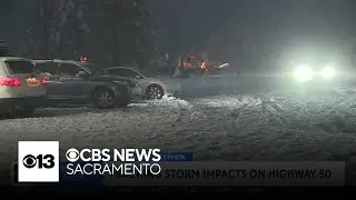 Tracking storm impacts on Highway 50 in Northern Sierra
