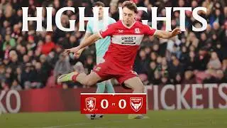 Highlights | Boro 0 Oxford 0 | Matchday 33
