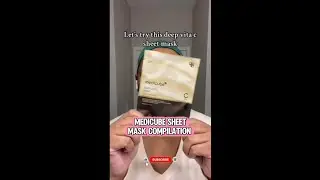 Medicube Sheet Mask Compilation #skincare #sheetmask #koreanskincare #kbeauty #zaf&egrave;m #zafem