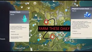 [GENSHIN IMPACT] Guide - Daily Crystal Chunks?