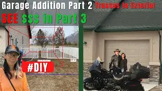 #DIY PART 2 Build The GiT On The Road Garage | aka Mustang Restoration & Harley Home