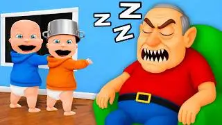 Baby & Brother SNEAK OUT of GRANPAS HOUSE!!