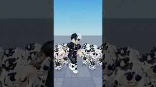 EJ&Eacute;RCITO DE WHITE VAQUITAS?? 😱 #roblox #shorts #whitearrow #brookhaven #robloxtrend #robloxedit