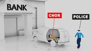 How 1 Man  Robbed 19 Banks ( 3D Animated )