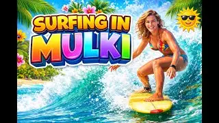 Surfing In Mulki Near Udupi #surfing #adventure #mulki #udupi