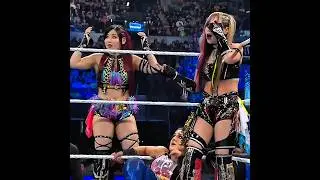 Asuka Roasted Bianca Belair ☠️ { In Front Iyo Sky & Kairi Sane } #wwe #iyosky #asuka #biancabelair