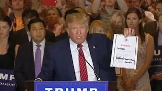 Trump Signs Republican Loyalty Pledge