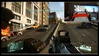Crysis 2 played with Wii Controller - GlovePIE