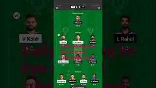 #Rcb vs Lkn#prediction #today #dream11team #ipl #2023 #kingkohli