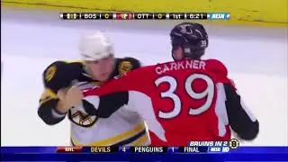 Matt Carkner vs Byron Bitz