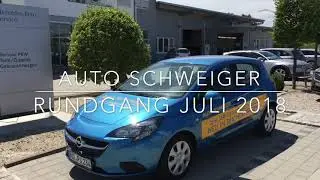 Rundgang bei Auto Schweiger in Reichertshofen (Juli 2018)
