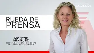 #RuedaDePrensa - Montse M&iacute;nguez el 21 de octubre