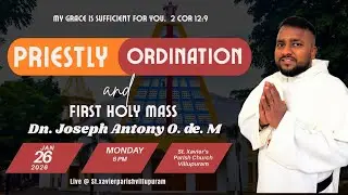 Priestly Ordination | Sn. Joseph Antony O. de. M
