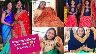Wedding Reception Leghenga எங்க /எவ்வளவு வாங்கினோம்🥻/Kundan Jewellry set -How did we buy/Price 😧