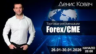 Торговые рекомендации FOREX | CME от Ковача Дениса 26.01 - 30.01.2026