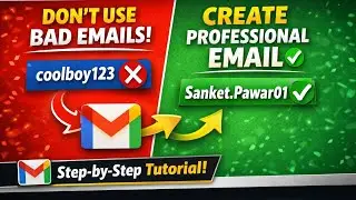 How to Create a Professional Email Address | Step-by-Step Gmail Tutorial (2026)