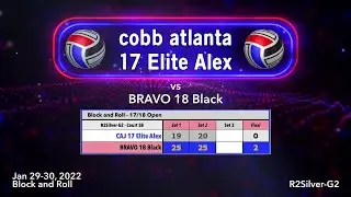 Block and Roll - R2Silver-G2 - CAJ 17 Elite Alex vs. BRAVO 18 Black