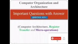COA Important Question Set-1