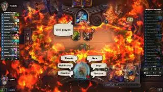 HearthStone: mecha'thun combo winning animation