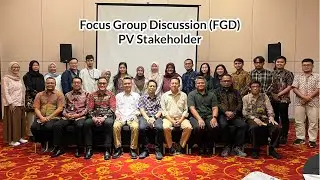 Focus Group Discussion (FGD) PV Stakeholder