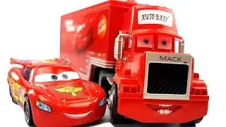 Magical Car Loader Truck Surprise Toy Video for Kids, Lightning McQueen Toys Unboxing