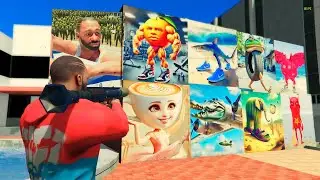 Franklin Open All BRAINROT (Mystery Container) in Indian Bike Driving 3d #3