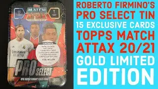 Roberto Firmino's Pro Select Mega Tin 🤩Gold Limited Edition🤩 Topps Match Attax 2020/21 [5.16]]