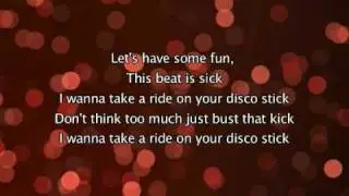 Lady Gaga - Love Game, Lyrics In Video