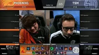 TSM vs P1, Game 2 - 2017 NA LCS Summer Week 6 - Team SoloMid vs Phoenix 1