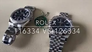ROLEX Datejust 41 mm blue dial 116334 vs 126334
