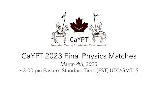 CaYPT 2023 Finals