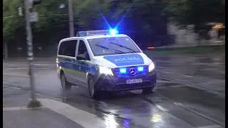 (RTK 7 Hornwechsel) FuSTW Bundespolizei auf Einsatzfahrt