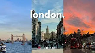 exploring the big city | london eye, oxford st, trafalgar square | london, uk pt 5