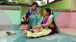 नित्या आणि नित्याच्या दोन लाडक्या आजी ❤️ #youtubevideo #granddaughter 