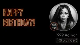 AALIYAH Born on Jan 16 I #R&BSinger ✨#Ageaintnothingbutanumber 🎶👍