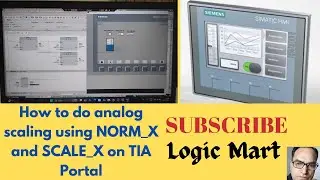 How to do analog scaling with NORM_X and SCALE_X on Siemens TIA portal.