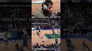 HE DOING THIS BECAUSE OF BLACK HISTORY MONTH #nba #funny #reaction #memes