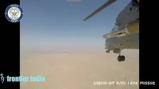 DRDO's Helicopter launched Stand-off Anti-tank (SANT) Missile from Pokhran range