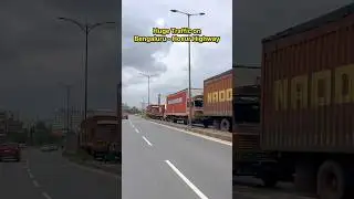 Огромное движение на шоссе Бангалор-Хосур 🚨‼️#хосур #бенгалуру #пробки #тревога #шоссе #шорты