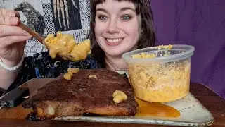 Ребрышки с макаронами и сыром