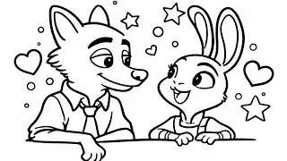 Best Friends Forever 🥰: A Cute Cartoon Adventure drawing!