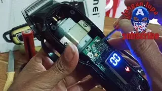 Cara memperbaiki & mengganti baterai 8800 mha clipper kemei km-1990