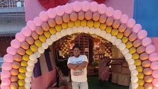 Best Balloon Gate Decoration/ by Bijon Baidya/kalyani A-2 Market.