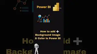 How to add Background Image and background color in Power Bi #powerbi