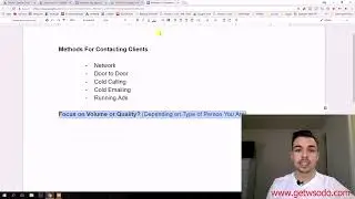 01 Methods for Contacting Clients   Billy Willson